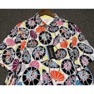 Good good polo shirt under my umbrella golf performance stretch AOP Large